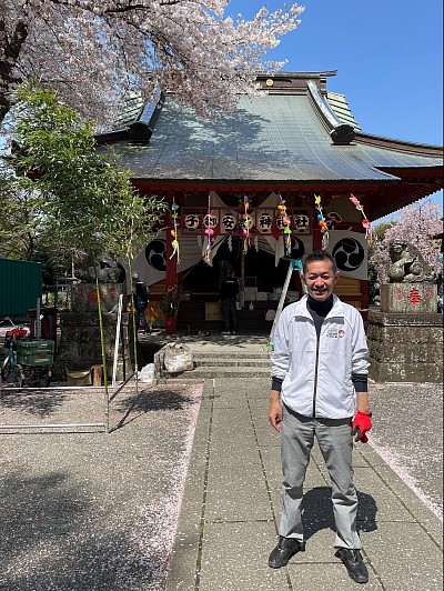 石田子安神社お祭り